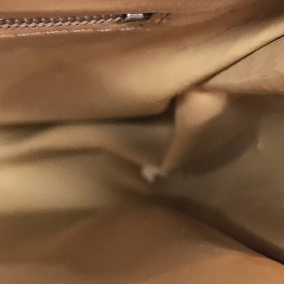 J. Renee Bronze Linen Leather Handbag - Picture 8 of 9